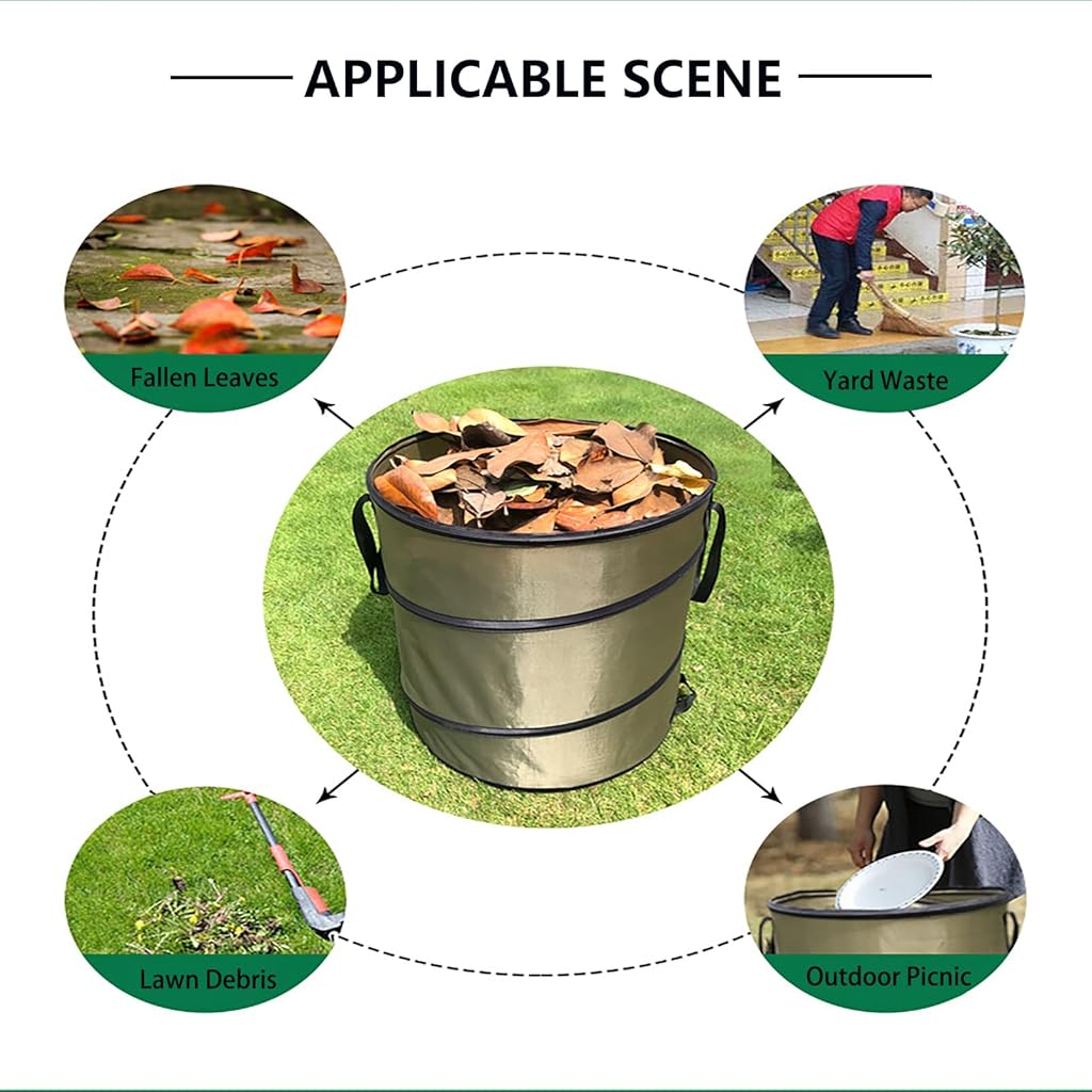 HASTHIP® Collapsible Garden Bag for Yard Waste HASTHIP® Collapsible Garden Bag for Yard Waste